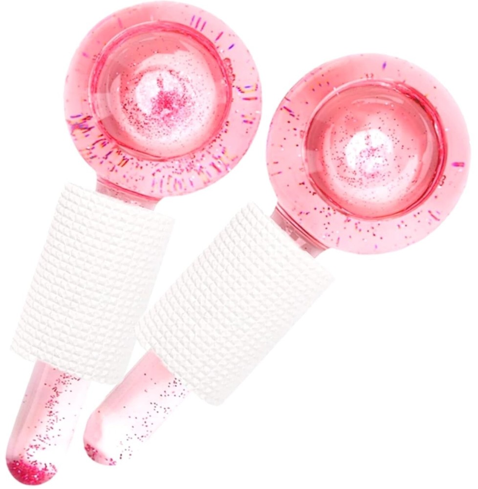 Facial Ice Globes for Massage and Cooling Skin Therapy