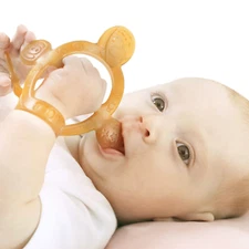 2PC Wristband Teether – Safe Silicone Teething Toy. Infants 6-12 M