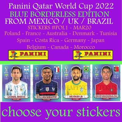 Panini World Cup QATAR 2022 - MEXICO/BRASIL Edition - Stickers #POL1 - #MAR20