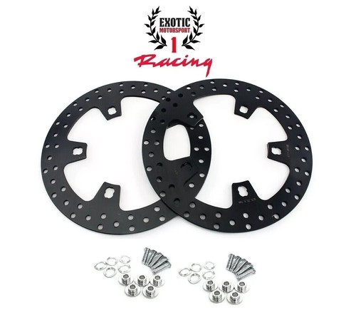Front Brake Disc Rotors Pads & hardware Harley Street Glide Road Glide 2014 -23 - Picture 2 of 11