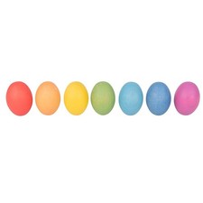 -74005 Rainbow Wooden Eggs - Set of 7 colors - Wooden Toys for Toddlers - For...