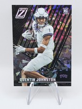 Quentin Johnston - 2023 Chronicles Zenith Draft Picks #8 Cracked Ice /11 TCU RC