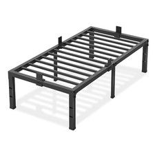 Size Bed Frames High 3500 lbs Heavy Duty Metal Platform, Mattress Twin 18 inch