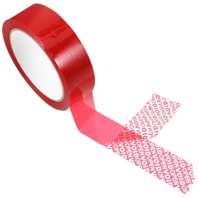 Voidopen Tamper Evident Tape Red for Evidence Box and Packaging Security Use