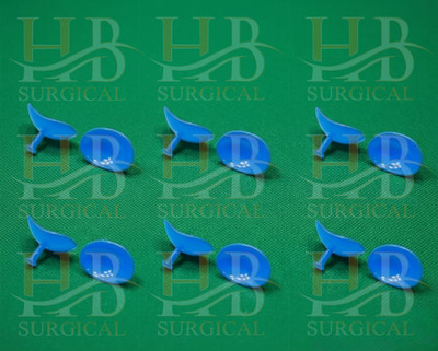 Corneal Eye Shield with Electro Coated | S & L & XL | Laser Eye Protector 12 Pcs