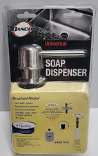 DANCO Universal Built-In Brushed Nickel Sink Soap Dispenser 10039 Easy Refill