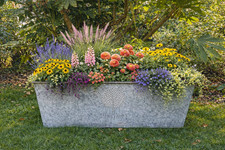 105cm XXL Large Zinc Trough Planter Trough Garden Flowers Plants