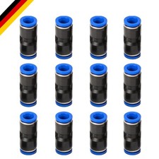 12 Stück Pneumatische Push-to-Connect Armaturen 4 mm Kunststoff Schnellanschluss