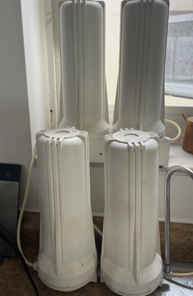 Countertop 4 Stage Home Drinking Water Filter w/ Carbon Filtration - White USED - Image 3 of 3