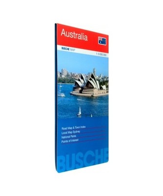 Australien 1 : 5 000 000: Road Map & Town Index, Local Map Sydney, National Park