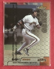 1999 Topps Finest Gems Baseball Card #112 Barry Bonds w/ Peel