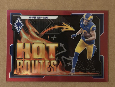 Panini 2021 Phoenix Cooper Kupp Rams Hot Routes Red #HR-25 /199