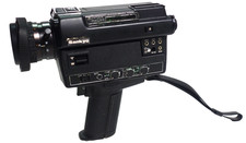 Sankyo XL-300S Sound Super-8 Movie Camera with Manual, Mic and Case For Parts 