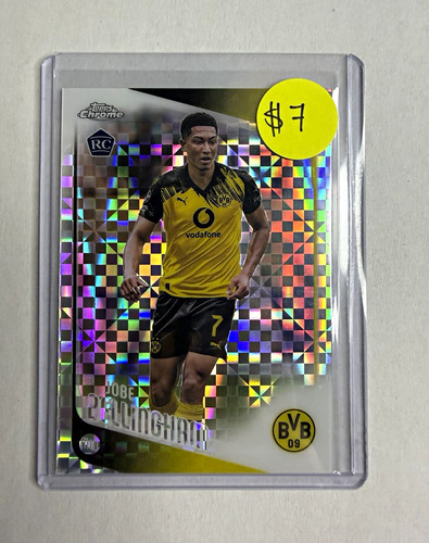 Topps Chrome UEFA Club Competitions 2025-26 Jobe Bellingham RC X-Fractor #5
