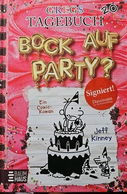 Jeff Kinney Gregs Tagebuch 20 Bock Auf Party signiert Autogramm - Bild 1 von 4
