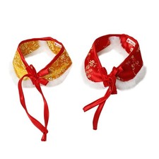 Pet Cloak Shawl Bow Tie Adjustable Chinese Tang Costume Puppy Clothing Kitten