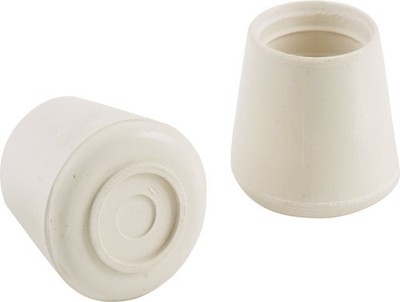Hardware - 9119E 9119 3/4-Inch Inside Diameter Rubber Leg Tips, 4-Pack, White