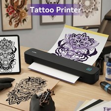 Tattoo Printer, Tattoo Machine, Thermal Printers A4, potable printer, P92