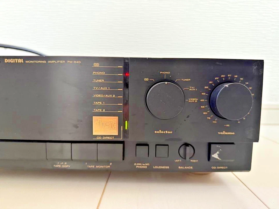 Vintage Used MARANTZ PM-54D Pre-Main Amplifier from Japan M - Image 3 of 4