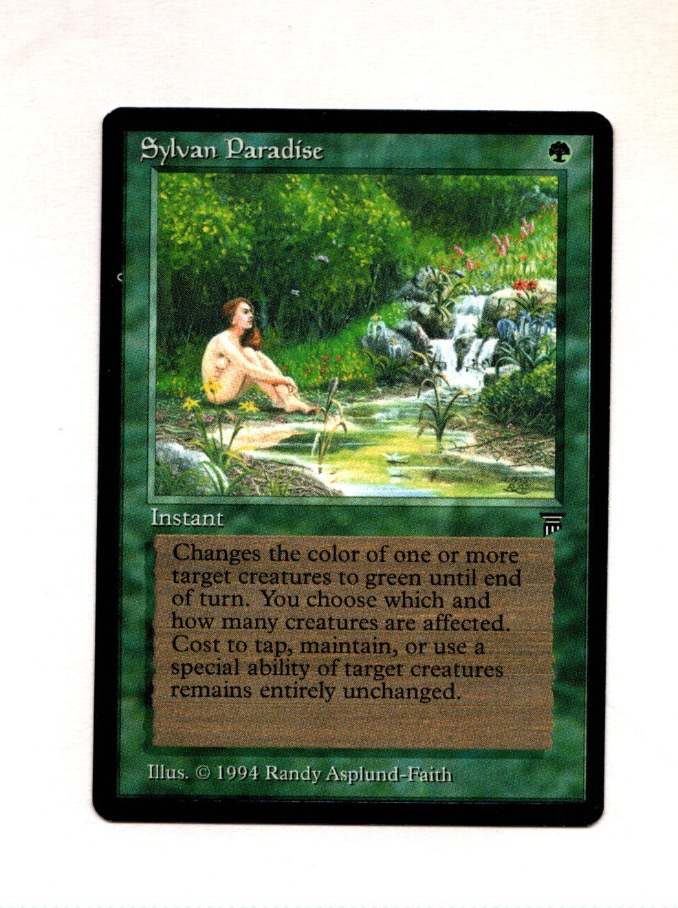 MTG Sylvan Paradise SP/NM- Legends Magic the Gathering ~ Free Shipping ~