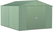 Sheds 10' X 14' Outdoor Steel Storage Shed, Green