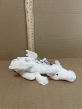 Jellycat Snow Dragon Bag Charm SNW4BC Plush See Pics Imperfect Paper Tags