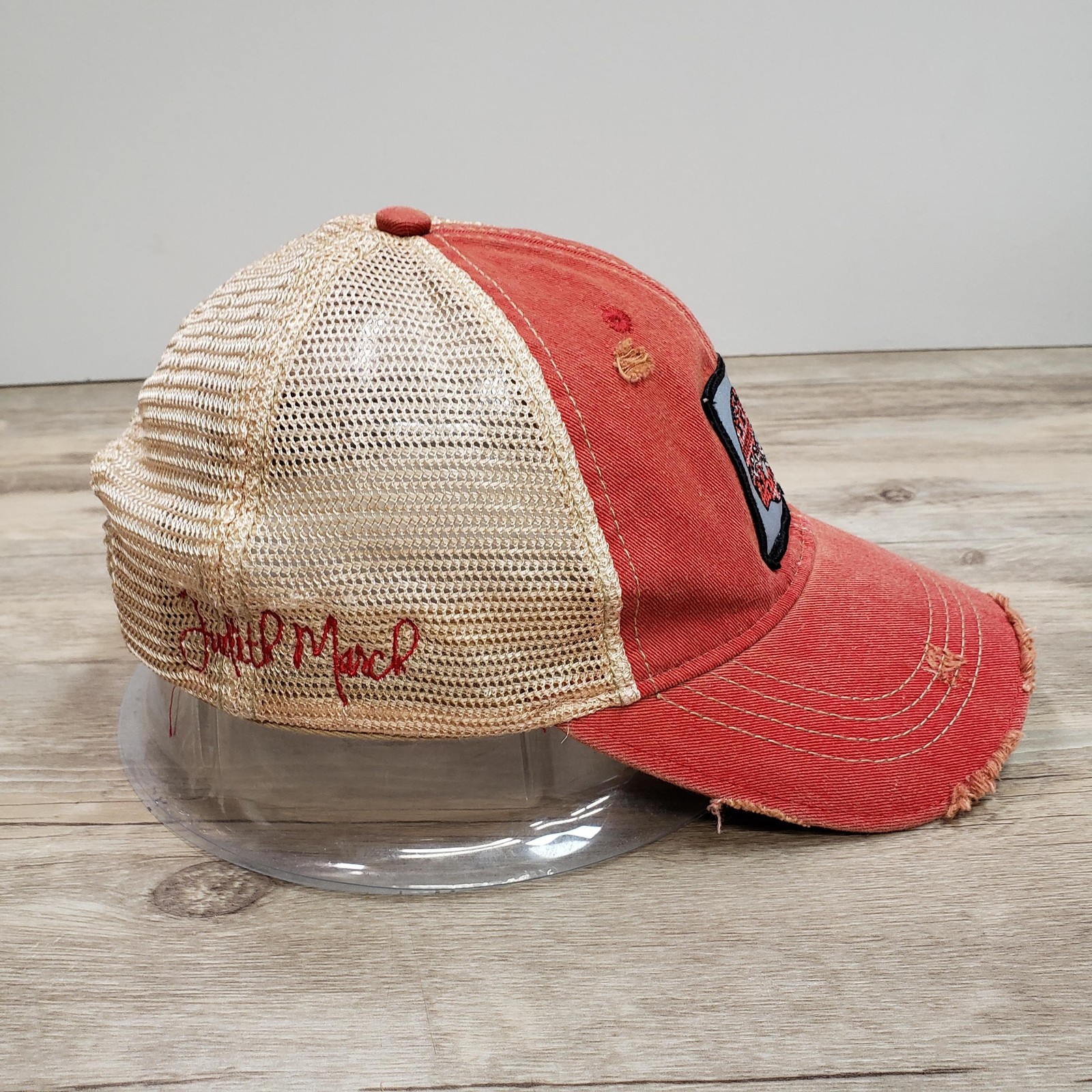 Headmost Hat Cap Snap Back Adjustable Red Trucker… - image 4