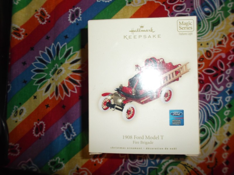 Hallmark 1908 Ford Model T Fire Brigade-#6 in Series-NRFP