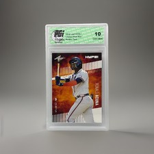 Ronald Acuna Jr. 2018 Leaf HYPE! #1A Just 5000 Ever Made Rookie Card PGI 10. rookie card picture