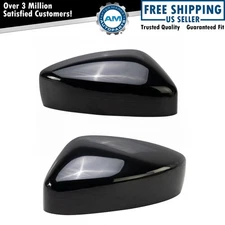 2pc Exterior Mirror Cap Cover Pair Black LH & RH Sides for Mazda CX-5 CX-9