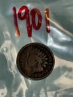 1901 Indian Head Cent Penny 1c coin