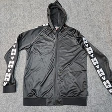 Kappa X Disney Hoodie Men 2X-large Black Full Zip Track Suit Top