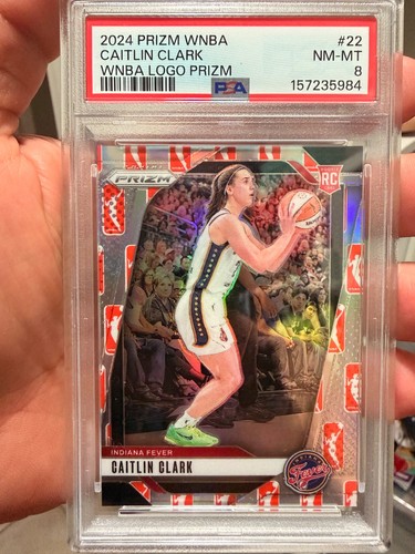 Caitlin Clark [WNBA Logo] #22 card from 2024 Panini Prizm WNBA