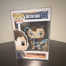 Funko Pop! Television Doctor Who Tenth Doctor #221 Autographed w/ Protector