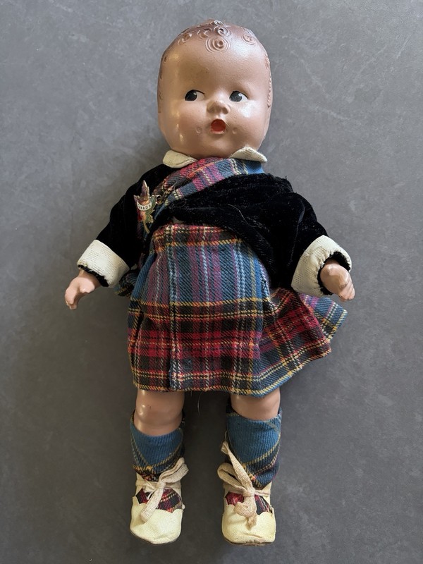 Reliable Made In Canada ANTIQUE HIGHLAND LADDIE 1939 Doll Rare No Reserve!