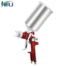 Hvlp Air Paint Spray Gun W1.41.72.0mm Nozzles Gravity Feed Car Auto Primer
