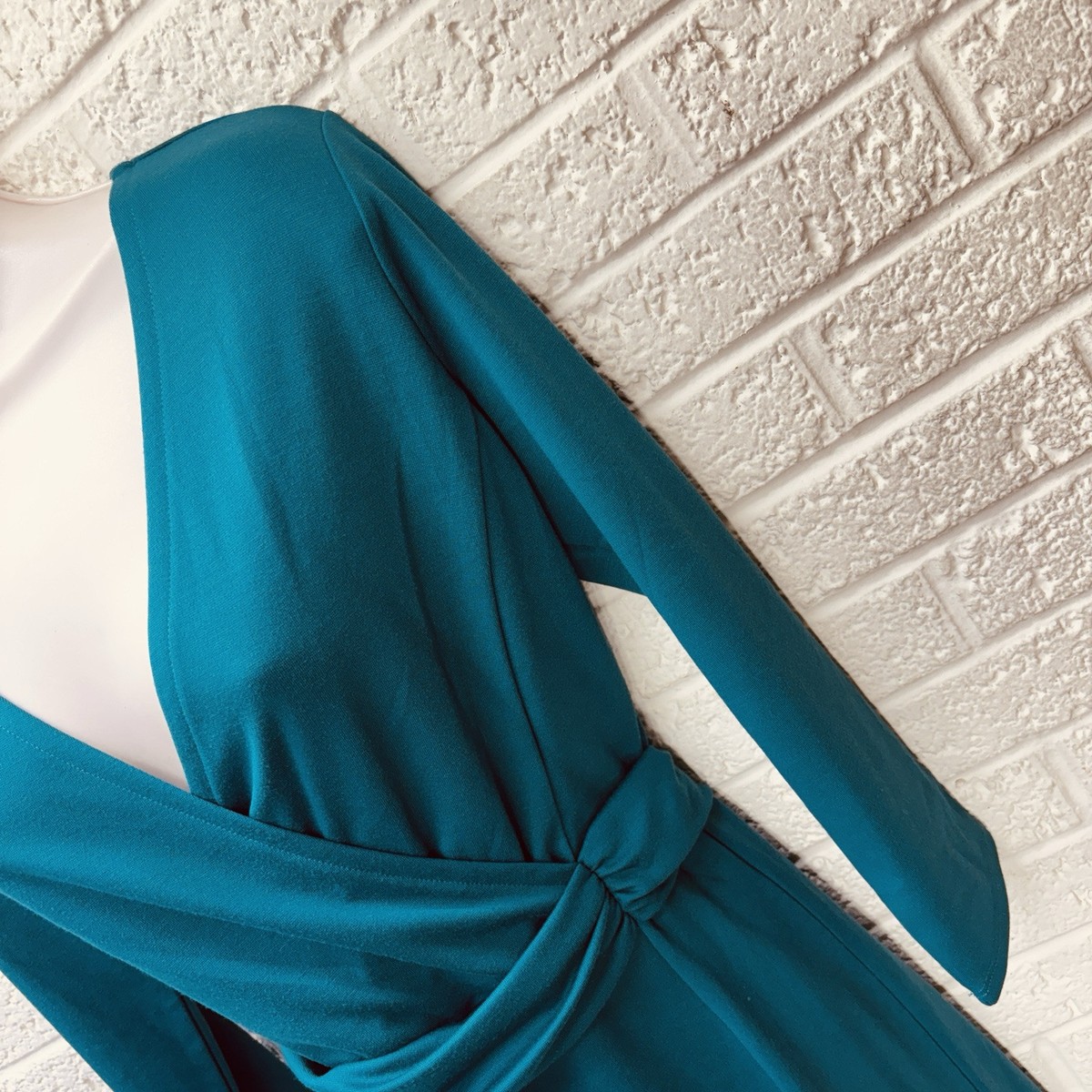 LANDS END Sz 6-8 S Blue Green Teal Faux Wrap 3/4 Sleeve V-Neck Dress VGUC | eBay LANDS END Sz 6-8 S Blue Green Teal Faux Wrap 3/4 Sleeve V-Neck Dress VGUC | eBay