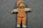 Vintage 1982 Cabbage Patch Kids Doll 16" Coleco Plush Blue Eyes Toy