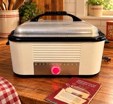 Vintage Westinghouse RO-915 Electric Roaster Oven w/ Lid Rack Pan Cord & Manual