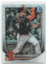 2025 Bowman Chrome Matt Chapman #49 Mega Refractor Giants