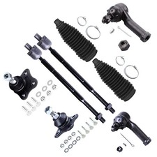 SCITOO 8pcs Front Suspension Kit Lower Ball Joint Outer Inner Tie Rod End w/B...