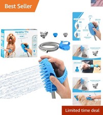 Dog Bath Brush Pro Dog Shower Attachment - Large Silicone Rubber - Sprayer ...