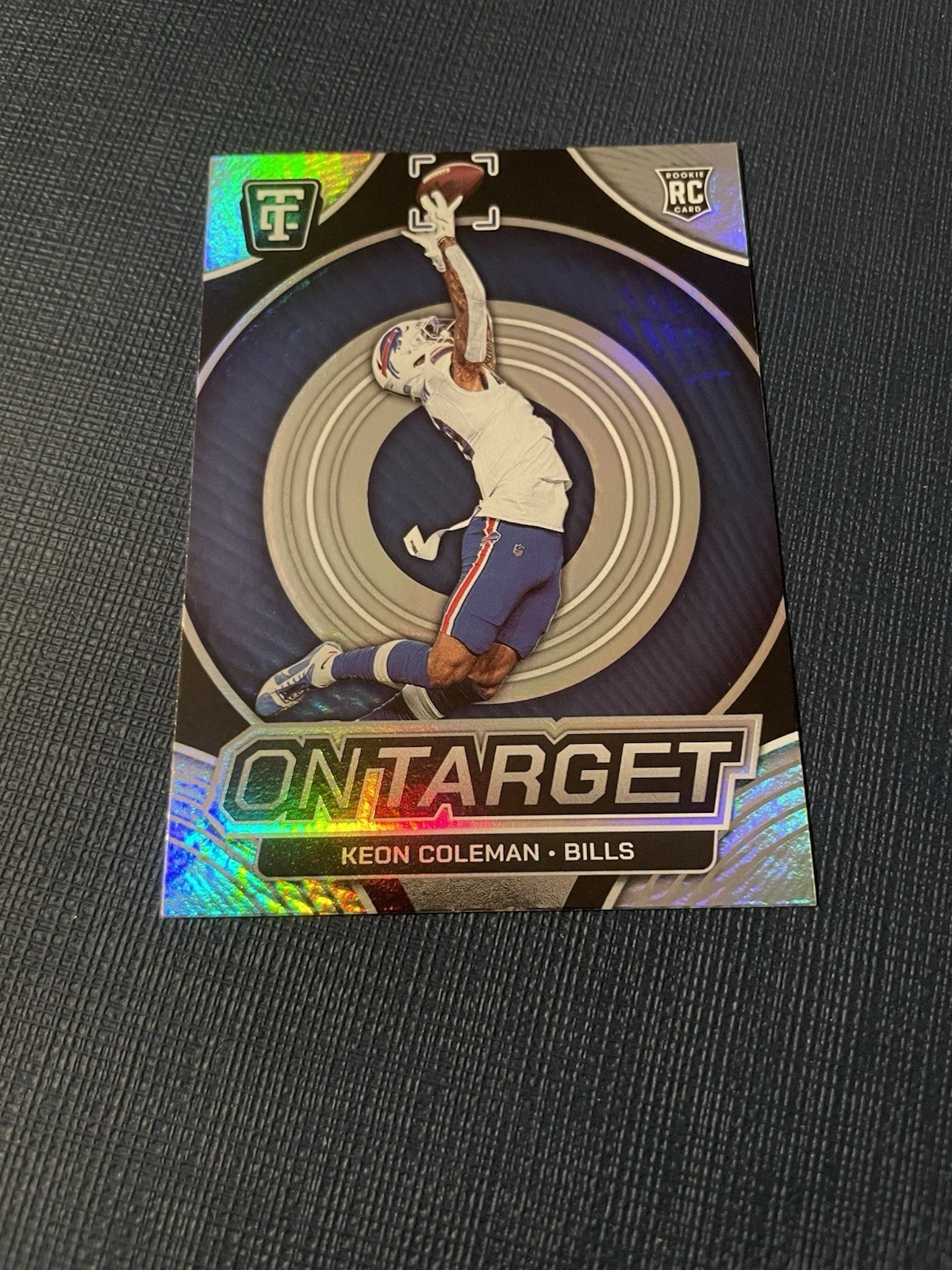 Keon Coleman Panini Totally Certified on Target #7 Base