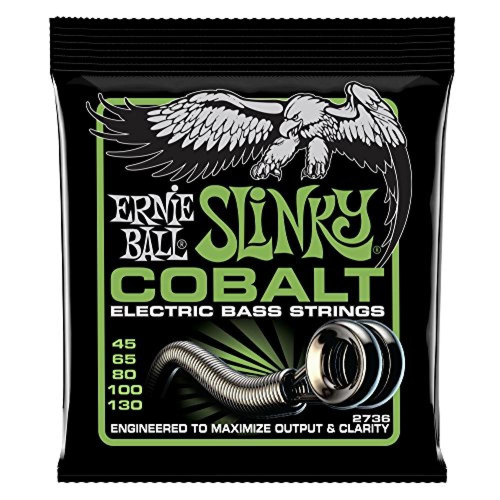 (TG. Normale) Ernie Ball Bass 5 Cordes Basse électrique Slinky Cobalt - Calibre