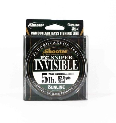 Sunline Fluorocarbon Line FC Sniper Invisible 75m 5lb 0.2mm (2162)