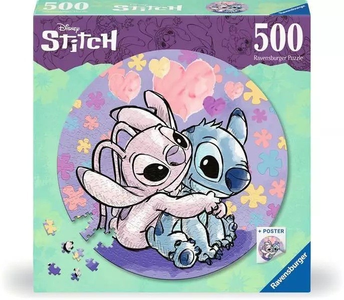 4005556175819 Puzzle 500PCS Stitch Ravensburger Polska