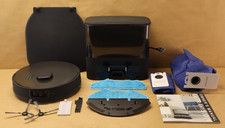 bObsweep PET24-7-913 UltraVision Self-Empty Robot Vacuum Mop, Carbon Steel