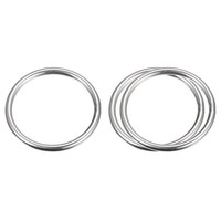 Edelstahl 304 O Ringe, 3Stk 50Mm (1,97) Ad. 4Mm StäRke O Ringe Runde Ringe