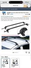 Universal Car Roof Rack Cross Bar - 160lb Capacity Aluminum 2 Keys Universal Car Roof Rack Cross Bar - 160lb Capacity Aluminum 2 Keys