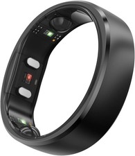 RingConn Gen 2 First Smart Ring Sleep Apnea Monitoring Matte Black Size 9